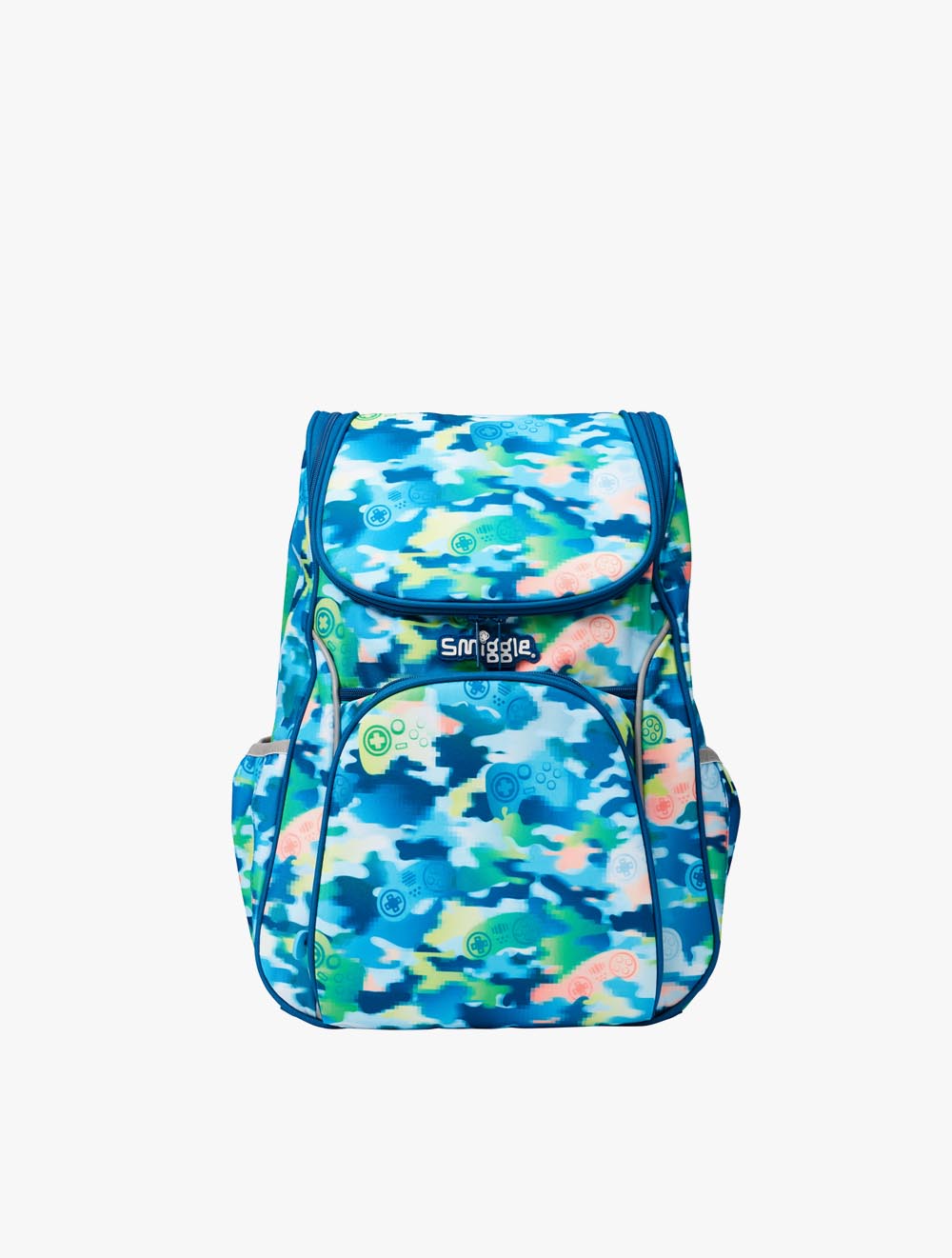 Smiggle Mirage Access Reflect Backpack - Mid Blue